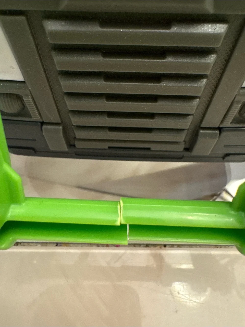 Green & White Recycling Garbage Truck Toy - Kids Toy
